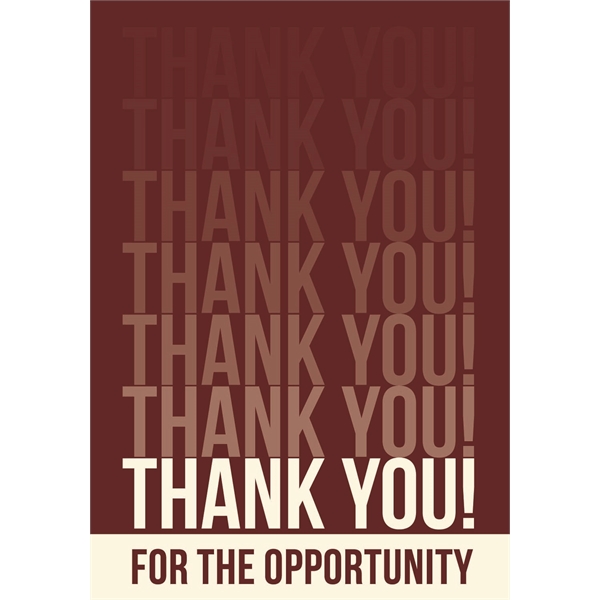 3 1/2" x 5" Business Greeting Cards, 50 pc minimum, stock... from ASI 95280 Warwick Publishing Co / Warwick