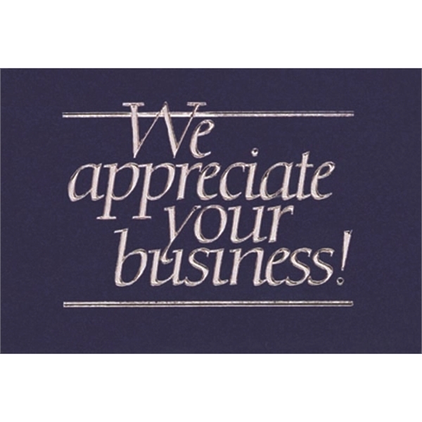 3 1/2" x 5" Business Greeting Cards, 50 pc minimum, stock... from ASI 95280 Warwick Publishing Co / Warwick