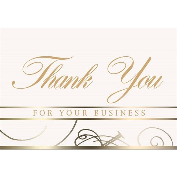 3 1/2" x 5" Business Greeting Cards, 50 pc minimum, stock... from ASI 95280 Warwick Publishing Co / Warwick