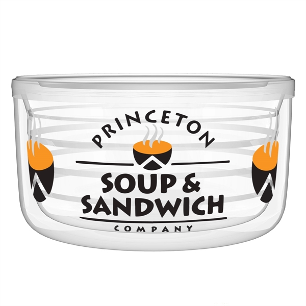 Our 22 oz. double wall insulated clear Tritan bowl includes a... from ASI 73871 Next Promotions LLC