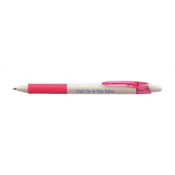 RSVP RT Retractable Ballpoint Pen, white barrel w/8 accent colors, 1... from ASI 77240 Pentel Of America LTD / Pentel®