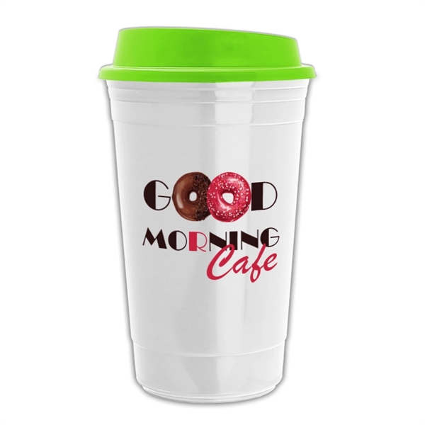 16 oz. Insulated White Cup with Full Color imprint (Digital Transfer),... from ASI 55990 Garyline