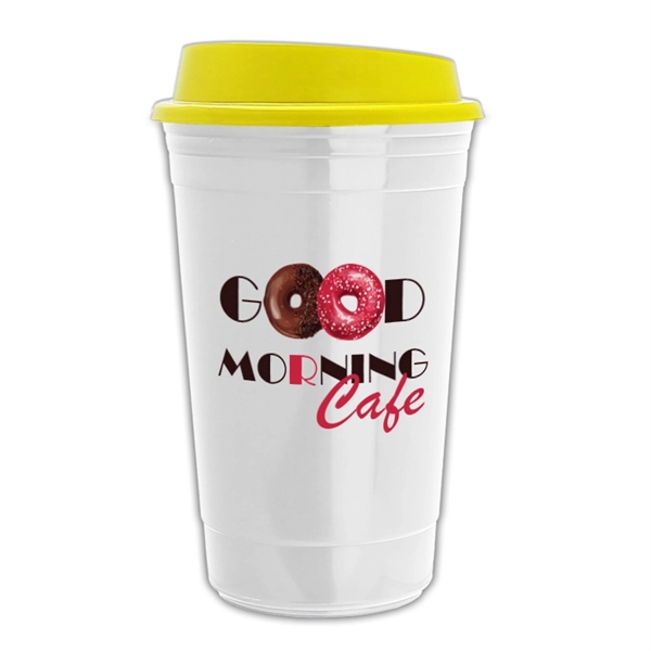 16 oz. Insulated White Cup with Full Color imprint (Digital Transfer),... from ASI 55990 Garyline