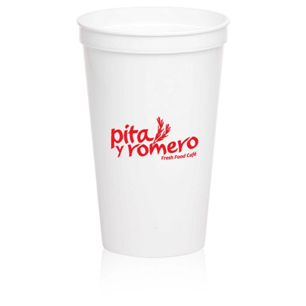 BPA free 22 oz. plastic stadium cup in variety of colors.... from ASI 39552 BEL Promo