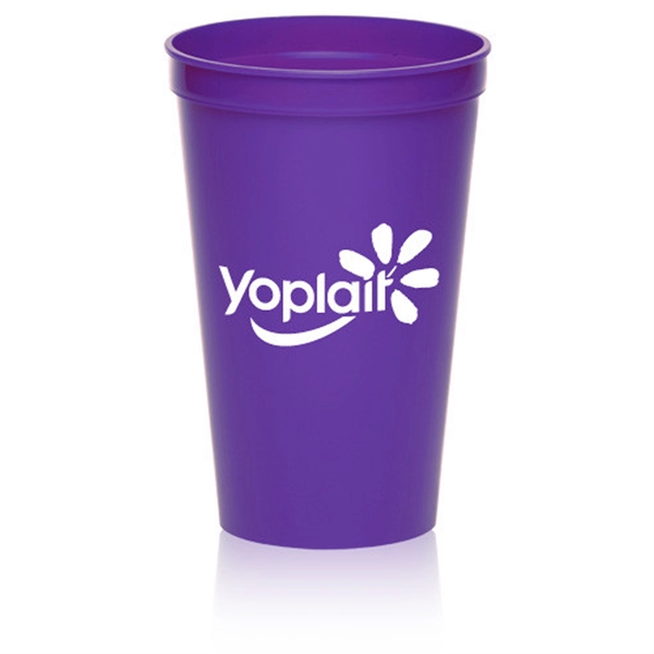 BPA free 22 oz. plastic stadium cup in variety of colors.... from ASI 39552 BEL Promo