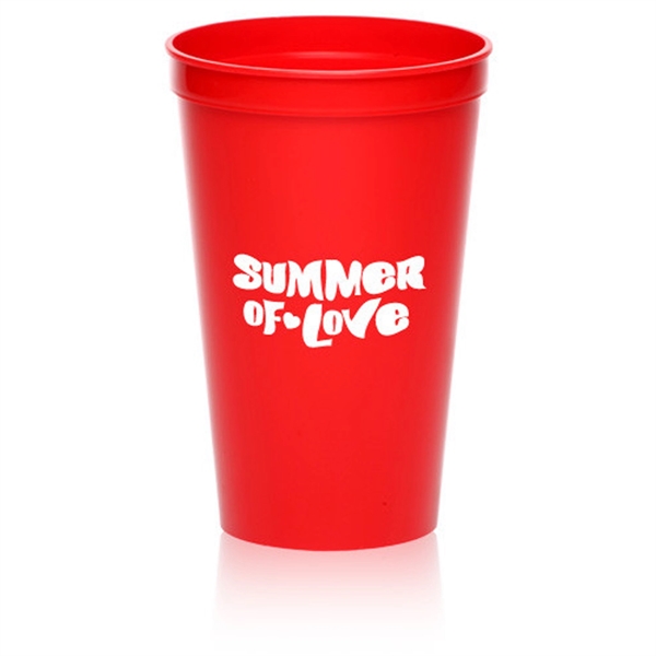 BPA free 22 oz. plastic stadium cup in variety of colors.... from ASI 39552 BEL Promo