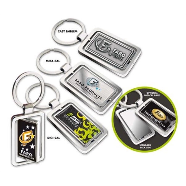 Platinum Spinner Key Chain... from ASI 53697 Faro Products