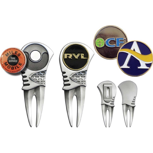 Action / Back-Action Divot Tool with Digi-cal ball markers.... from ASI 53697 Faro Products