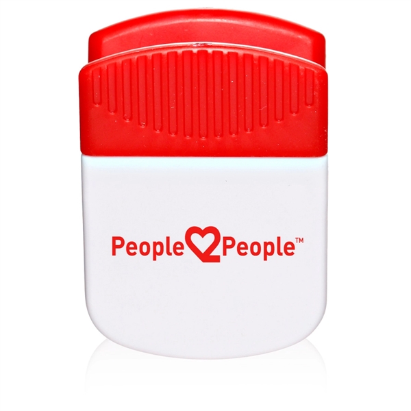 Square, plastic clip with strong magnet on back.... from ASI 39552 BEL Promo