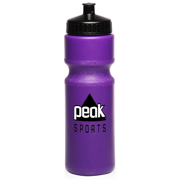 Plastic water bottle molded from recycled high density polyethylene with a... from ASI 39552 BEL Promo