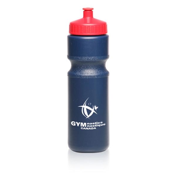 Plastic water bottle molded from recycled high density polyethylene with a... from ASI 39552 BEL Promo