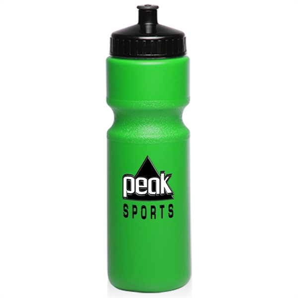 Plastic water bottle molded from recycled high density polyethylene with a... from ASI 39552 BEL Promo