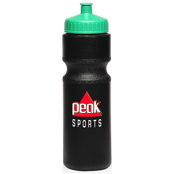 Plastic water bottle molded from recycled high density polyethylene with a... from ASI 39552 BEL Promo