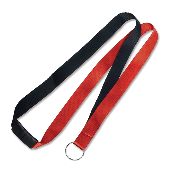 Unique custom silkscreen lanyard made with two different material colors. Free... from ASI 79898 Promovision / PROMOVISION