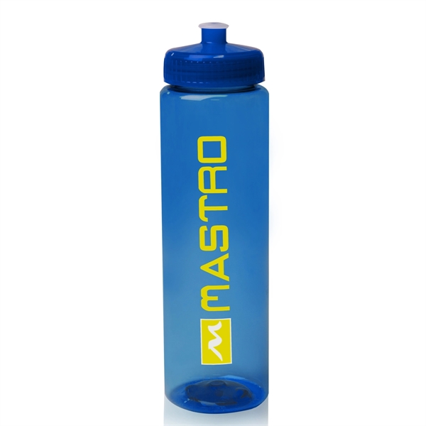 32 oz. plastic water bottle made of PET with liquid measurement... from ASI 39552 BEL Promo