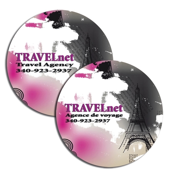 2-sided magnet, 0.035" thick with glossy lamination and die cutting.... from ASI 71475 Minimedia Intl Inc