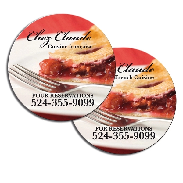 2-sided magnet, 0.035" thick with glossy lamination and die cutting.... from ASI 71475 Minimedia Intl Inc