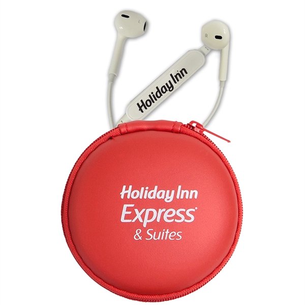 Elevate earphones with wireless technology in a round zipper case.... from ASI 90859 Tempo Industries Inc / Tempoline