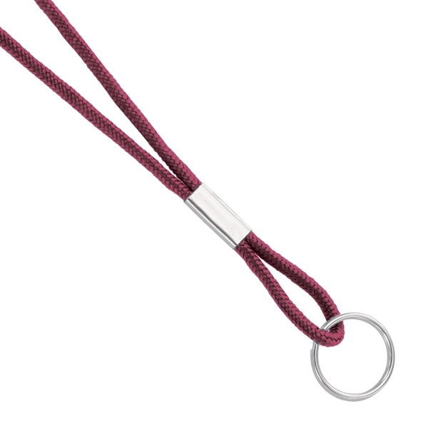 Available same day! These blank round braided non-breakaway lanyards come with... from ASI 79898 Promovision / PROMOVISION