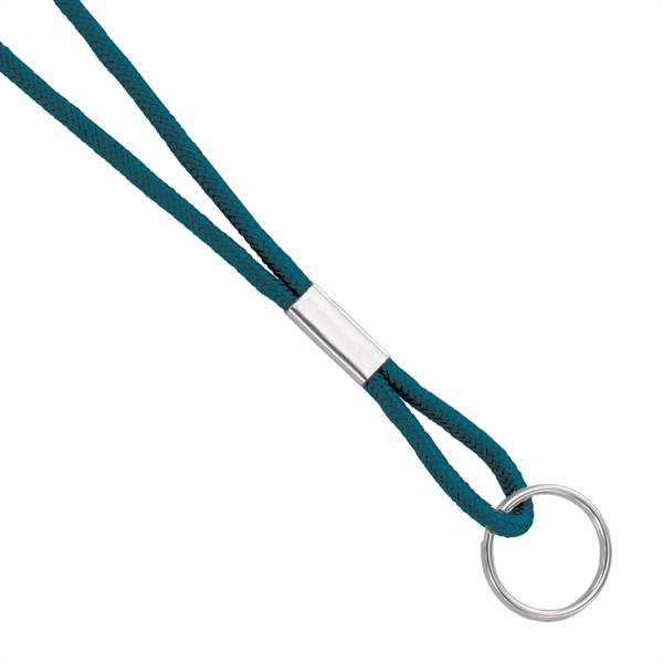 Available same day! These blank round braided non-breakaway lanyards come with... from ASI 79898 Promovision / PROMOVISION