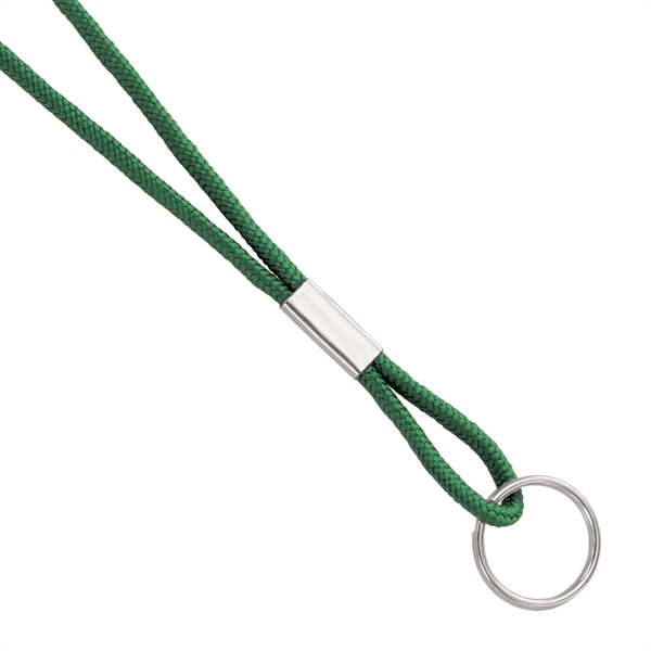 Available same day! These blank round braided non-breakaway lanyards come with... from ASI 79898 Promovision / PROMOVISION