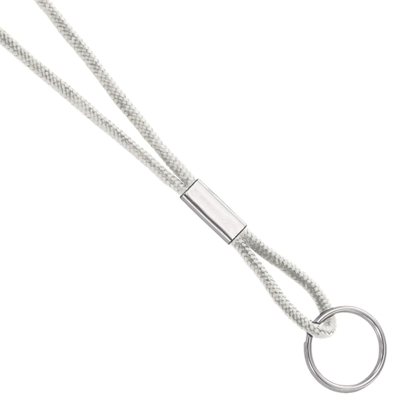 Available same day! These blank round braided non-breakaway lanyards come with... from ASI 79898 Promovision / PROMOVISION