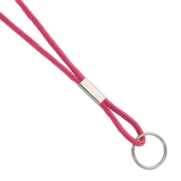 Available same day! These blank round braided non-breakaway lanyards come with... from ASI 79898 Promovision / PROMOVISION