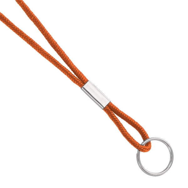 Available same day! These blank round braided non-breakaway lanyards come with... from ASI 79898 Promovision / PROMOVISION