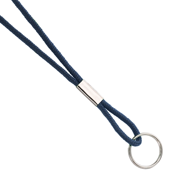 Available same day! These blank round braided non-breakaway lanyards come with... from ASI 79898 Promovision / PROMOVISION