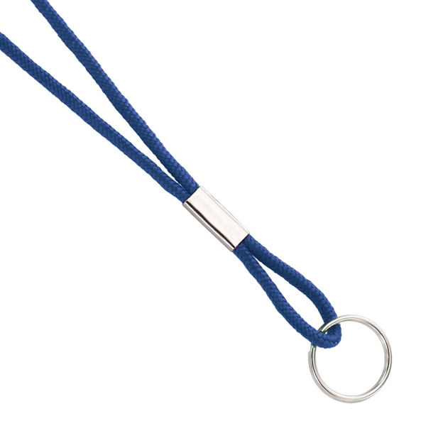 Available same day! These blank round braided non-breakaway lanyards come with... from ASI 79898 Promovision / PROMOVISION