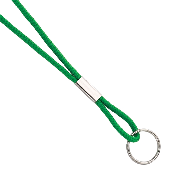 Available same day! These blank round braided non-breakaway lanyards come with... from ASI 79898 Promovision / PROMOVISION