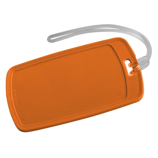 Durable luggage tag features write-on surface on back side.... from ASI 52840 Evans Manufacturing
