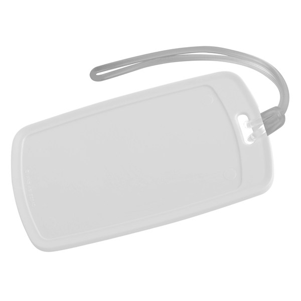 Durable luggage tag features write-on surface on back side.... from ASI 52840 Evans Manufacturing