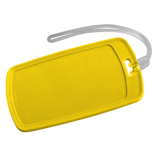 Durable luggage tag features write-on surface on back side.... from ASI 52840 Evans Manufacturing