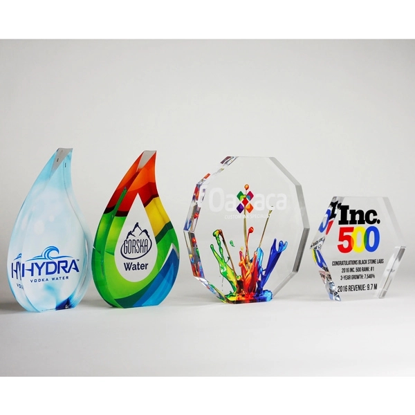 Acrylic plastic award, maximum imprint size of 25 square inches... from ASI 90807 Tekweld