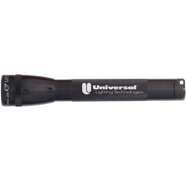 5 3/4" x 3/4" flashlight with two AA alkaline batteries and... from ASI 61966 HPG / Beacon Promotions