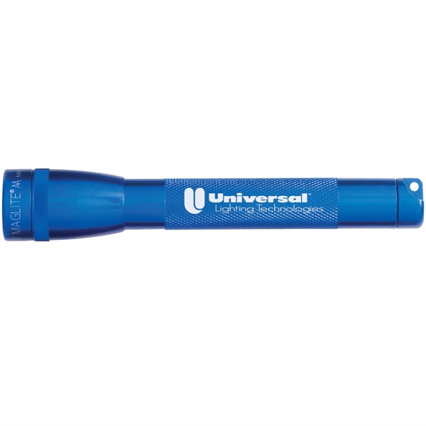 5 3/4" x 3/4" flashlight with two AA alkaline batteries and... from ASI 61966 HPG / Beacon Promotions