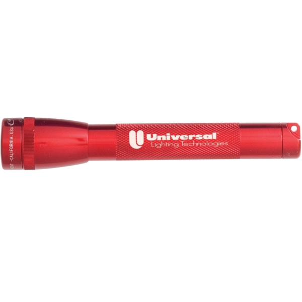 5 3/4" x 3/4" flashlight with two AA alkaline batteries and... from ASI 61966 HPG / Beacon Promotions