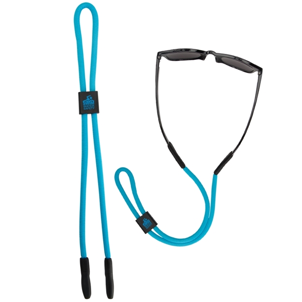 13" floating sunglass strap with customization on the adjustable clasp.... from ASI 62190 Illini