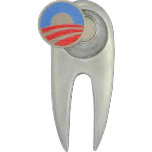 Cast divot tool with die struck removable magnetic ball marker.... from ASI 96235 Wehr Industries Inc