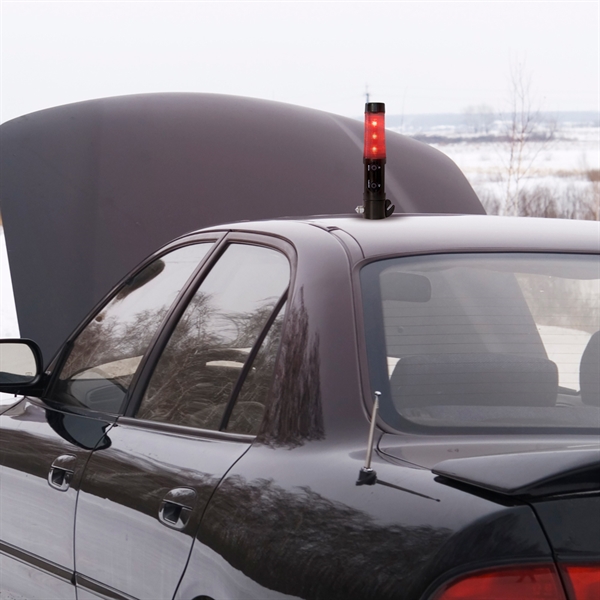 Auto safety tool with LED warning lights, seat belt cutter and... from ASI 99030 Zipline / Zipline®