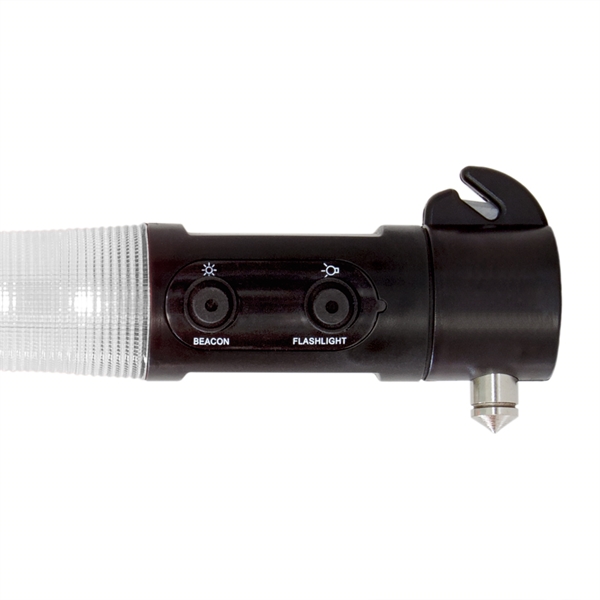 Auto safety tool with LED warning lights, seat belt cutter and... from ASI 99030 Zipline / Zipline®