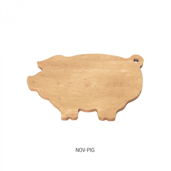 Pig Novelty Board. Lightly distressed Maple finished in a tinted tung... from ASI 63017 J K Adams