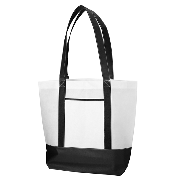 Harbor Non-Woven Tote has 26" handles and plenty of room for... from ASI 52840 Evans Manufacturing