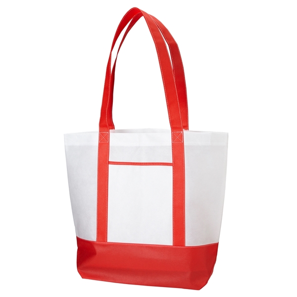 Harbor Non-Woven Tote has 26" handles and plenty of room for... from ASI 52840 Evans Manufacturing