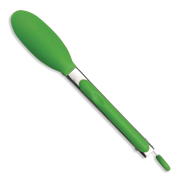 9" tongs made of silicone and stainless steel.... from ASI 54040 Fey Promo / Mi Line by Fey