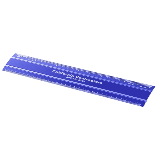 Aluminum 12" office ruler.... from ASI 34910 Alumicolor / Alumicolor