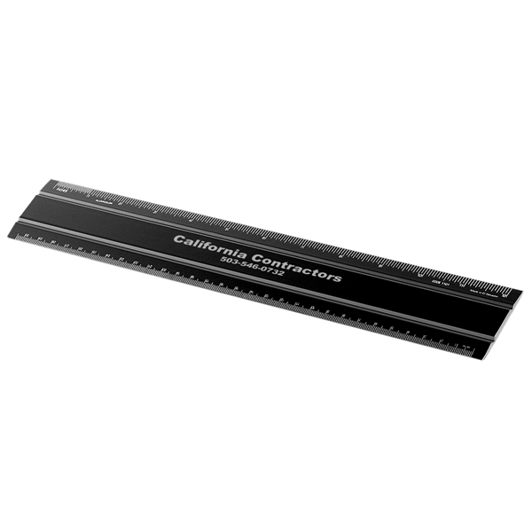 Aluminum 12" office ruler.... from ASI 34910 Alumicolor / Alumicolor