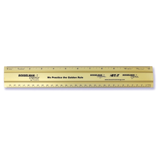 Aluminum 12" office ruler.... from ASI 34910 Alumicolor / Alumicolor