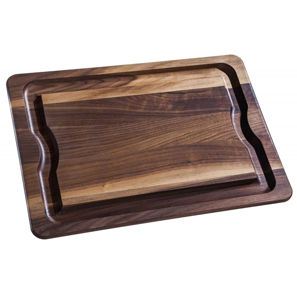Walnut BBQ Board with undercut handles- 20" x 14" x 1".... from ASI 63017 J K Adams